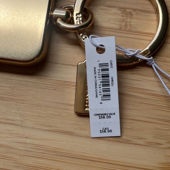 NWT Authentic Coach Keychain Charm - Picture 5 of 5